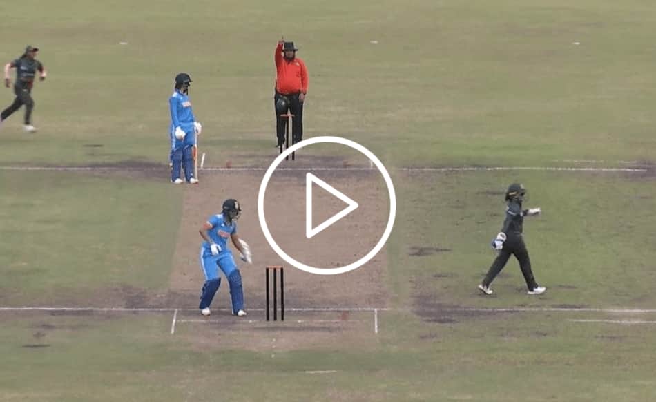 [Watch] Livid Harmanpreet Kaur Smashes Stumps With Bat After Declared Out in 3rd ODI vs Bangladesh